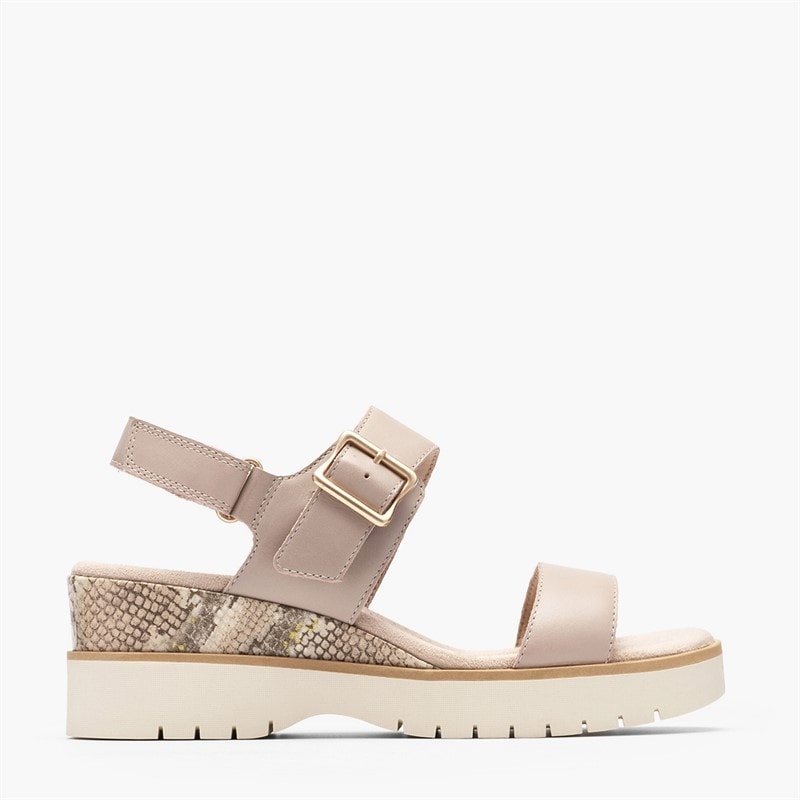 Clarks Dames Diaz Rose Sandalen Sand Combi