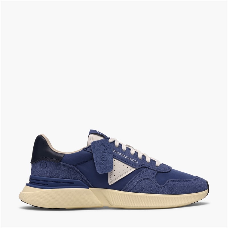 Clarks Heren Craft Wick Sneakers Blauw