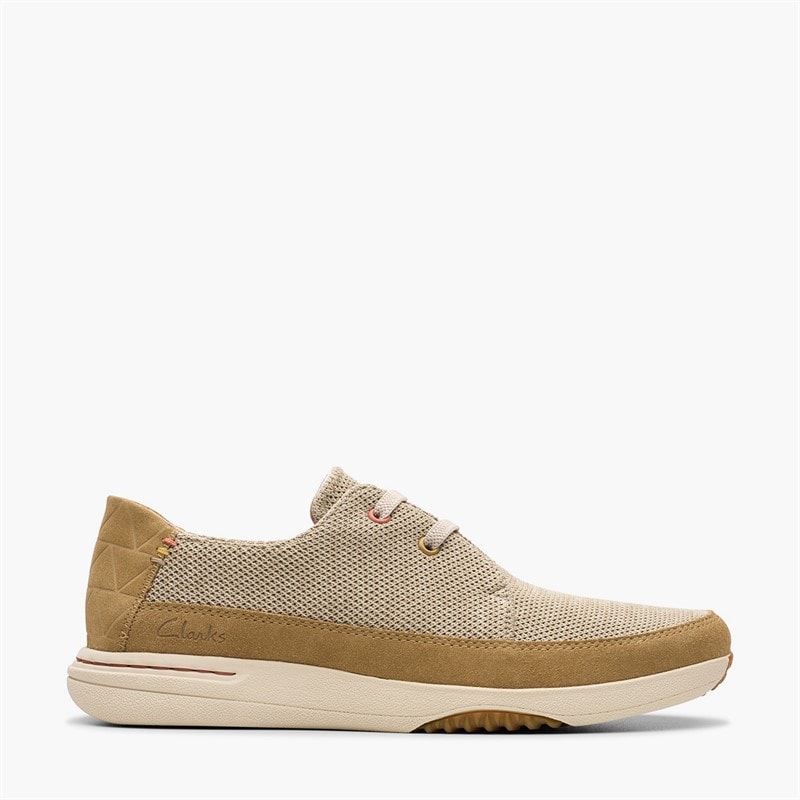 Clarks Herren Schnürschuhe Sand Combi