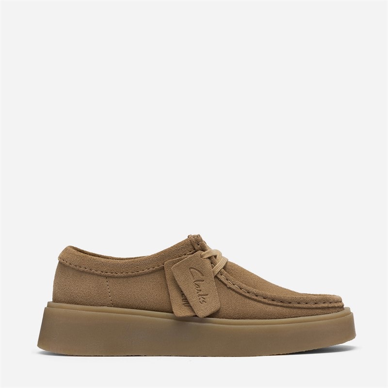 Clarks Damen Torview Mokassins Dark Sand Suede