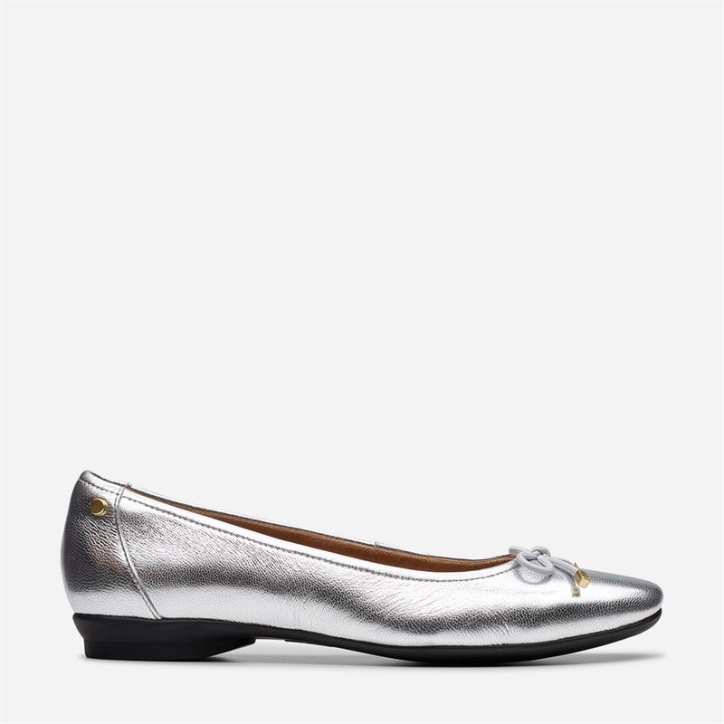 Clarks Damen Candra Light Schuhe Silver Metallic