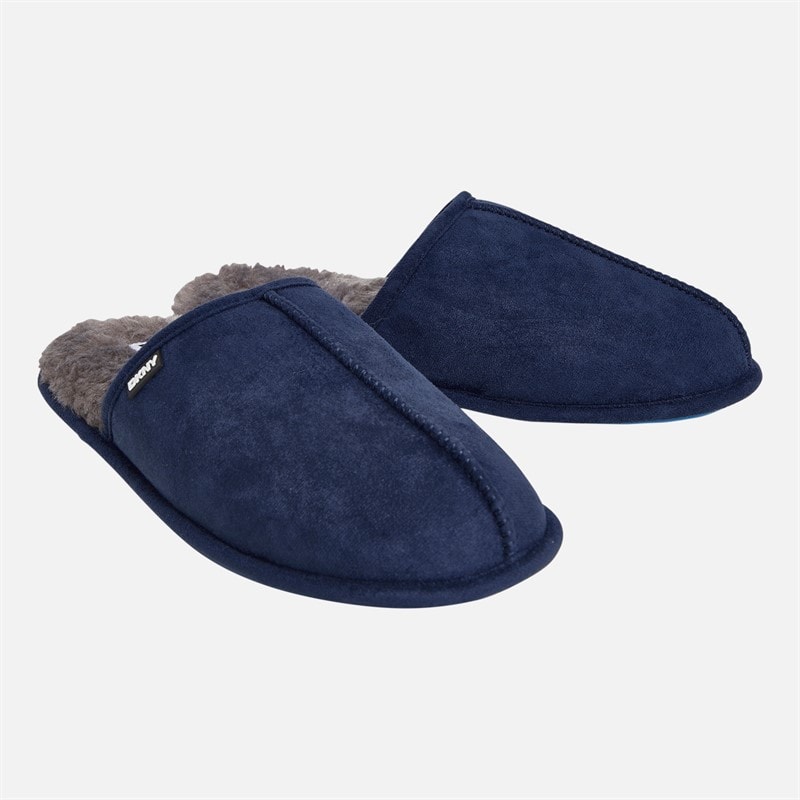 DKNY Heren Castor Muil Pantoffels Marineblauw/Frans Blauw