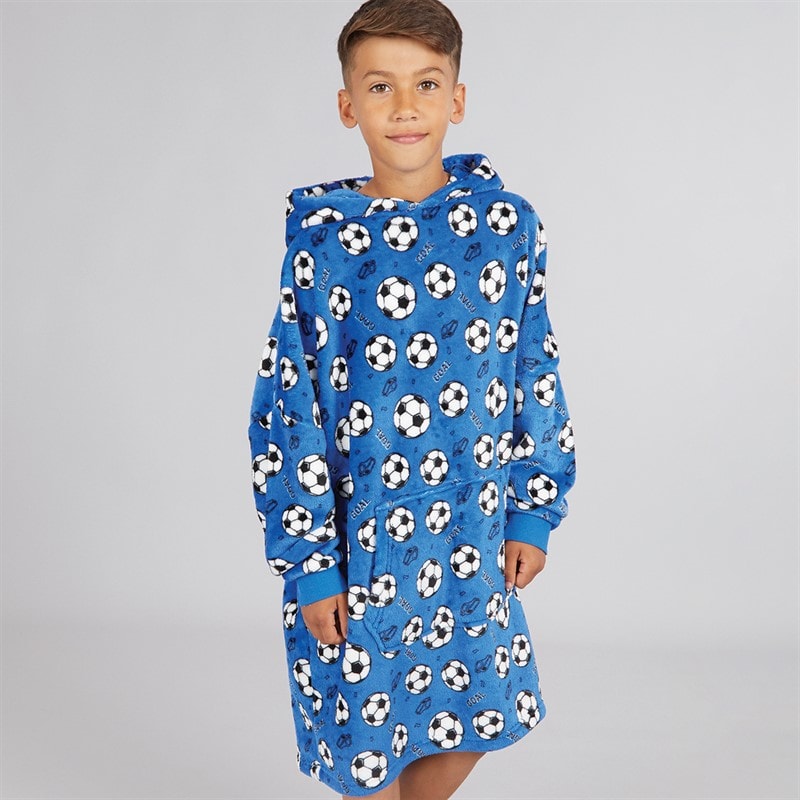 Kangaroo Poo Sweat à Capuche Garçon Strike Bleu façon couverture