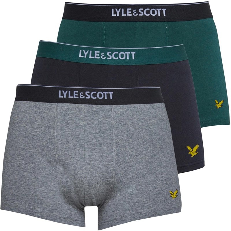 Lyle And Scott Vintage Herren Fergus Boxershorts Schwarz