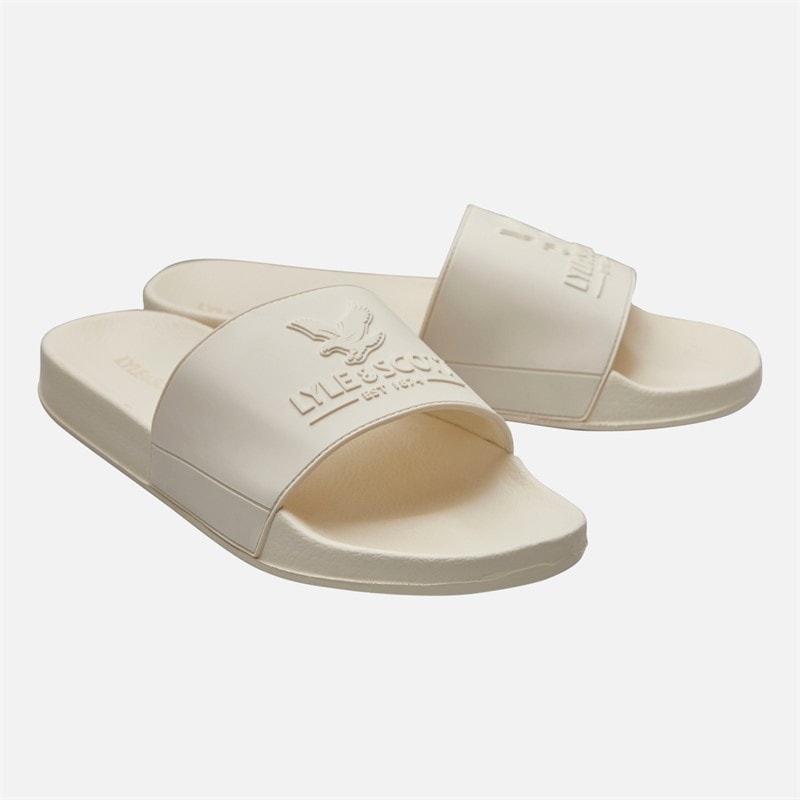 Lyle And Scott Vintage Heren Brody Slippers Off White