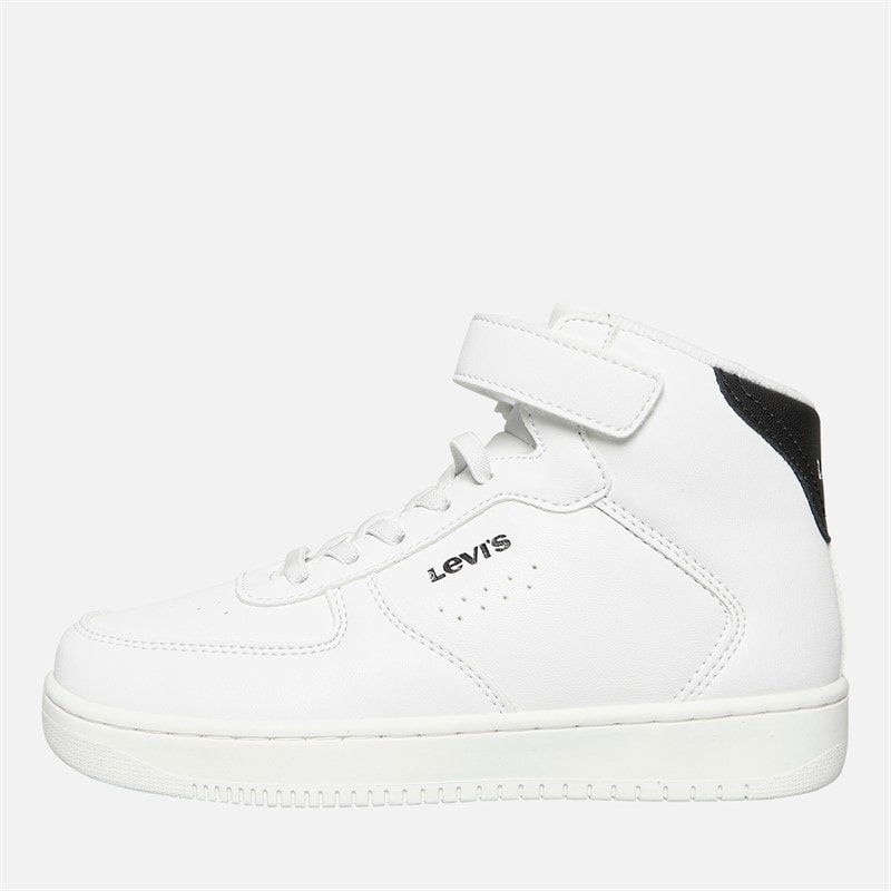 Levi's Kinderen New Union Hi Top Sneakers wit Black 0062