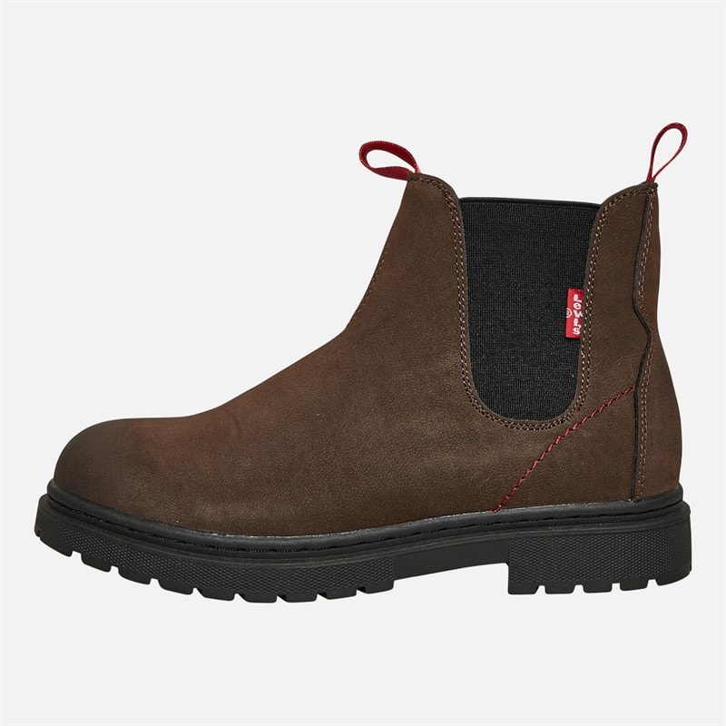 Levi's buty za kostkę dla dziecka kolor brązowy 0012