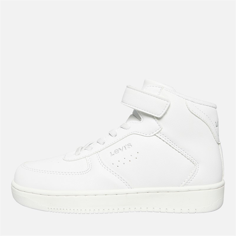Levi's Nieuwe Union Hi Top Sneakers Kinderen Wit 0061