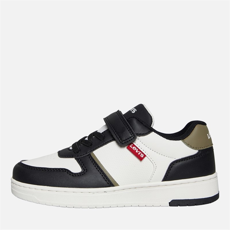 Levi's Kinderen Kick Sneakers Off White/Zwart 2933 Off wit Black 2933