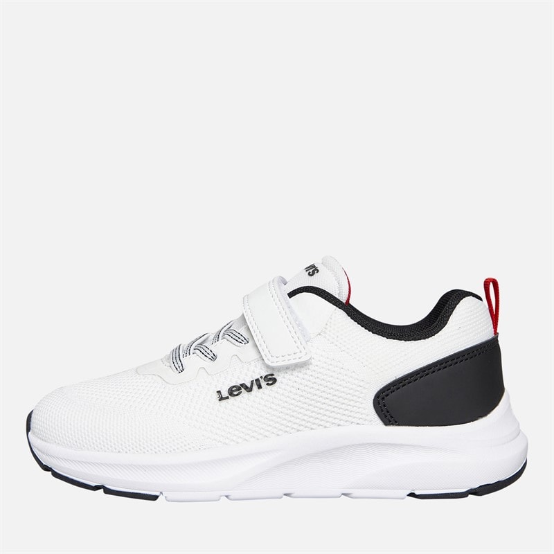 Levi's Kinderen Hudson Sneakers Wit/Zwart/Rood 0239 wit Black Red 0239