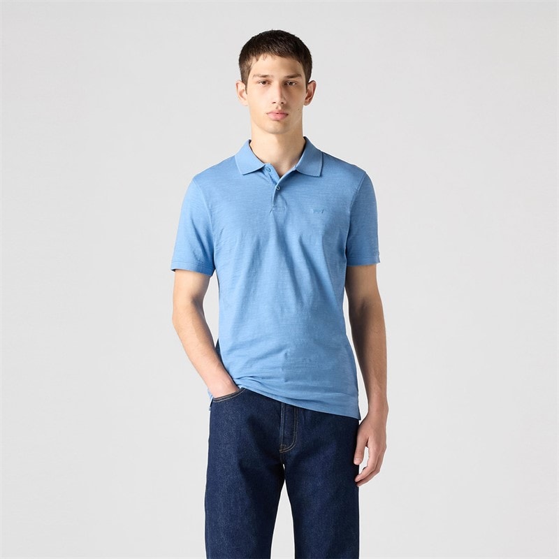 Levi's Herren Slim Housemark Poloshirt Ruhige Hafen