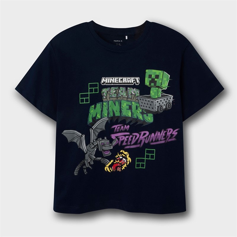 MINECRAFT Jongens Mjahi T-Shirt Navy Blazer