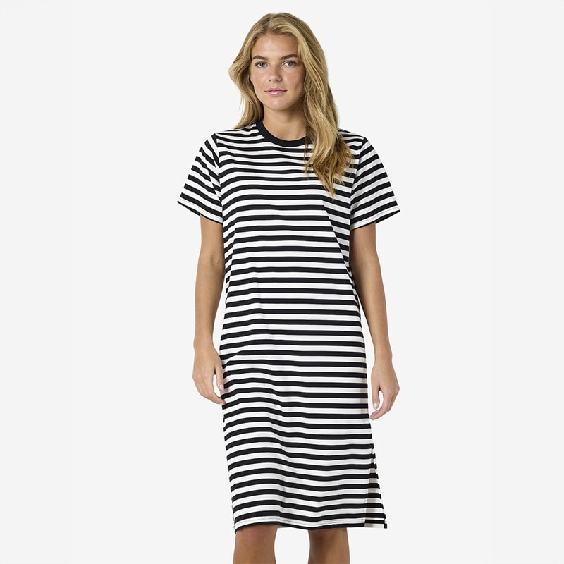 Noisy May Dames streep mini jurk Zwart