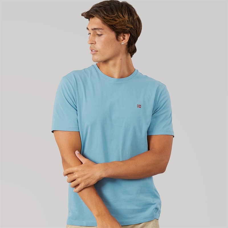 Napapijri Salis T-shirt dla niego kolor Faded Denim