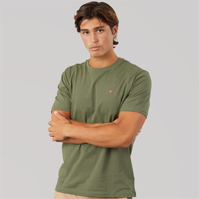 Napapijri Salis T-shirt dla niego kolor Tea Leaf