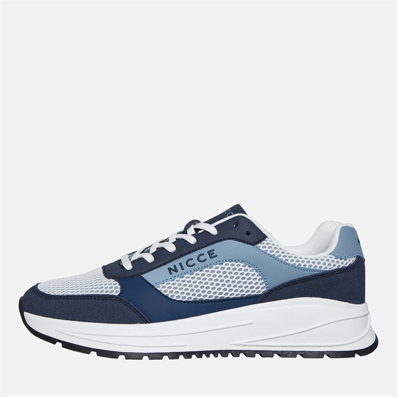 NICCE Baskets Homme Bemesso Bleu Marine/Bleu/Bleu Foncé/Blanc Navy/Bleu/Dk Blue/Blanc