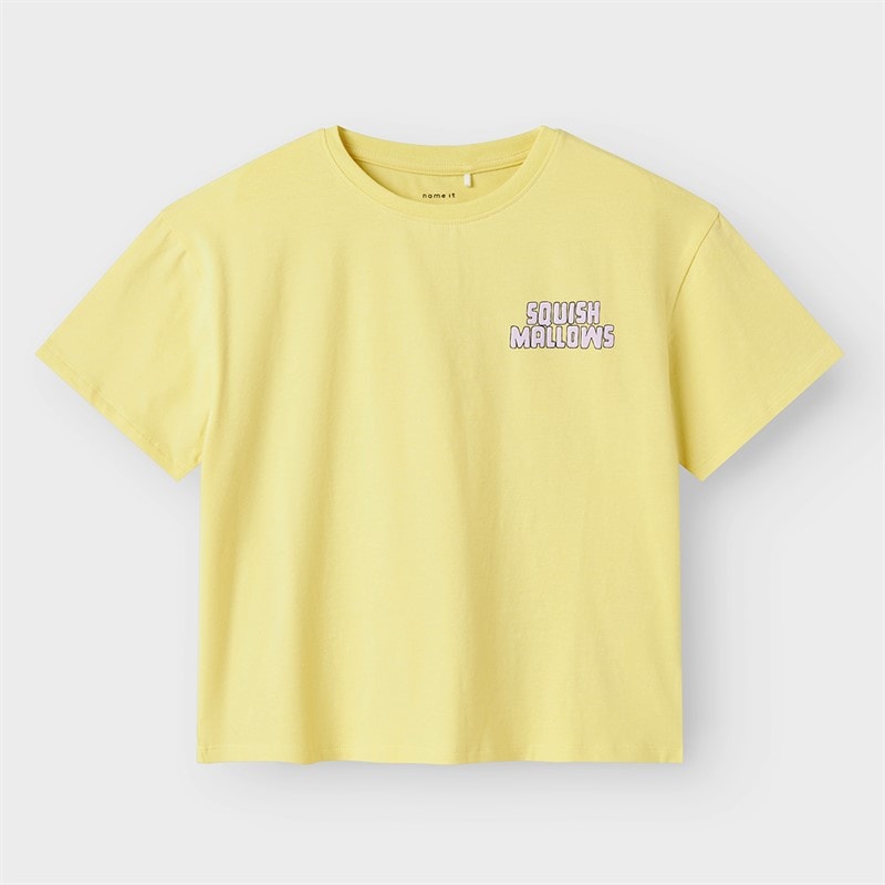 Name It Meisjes Muba Squishmallows T-shirt Chardonnay
