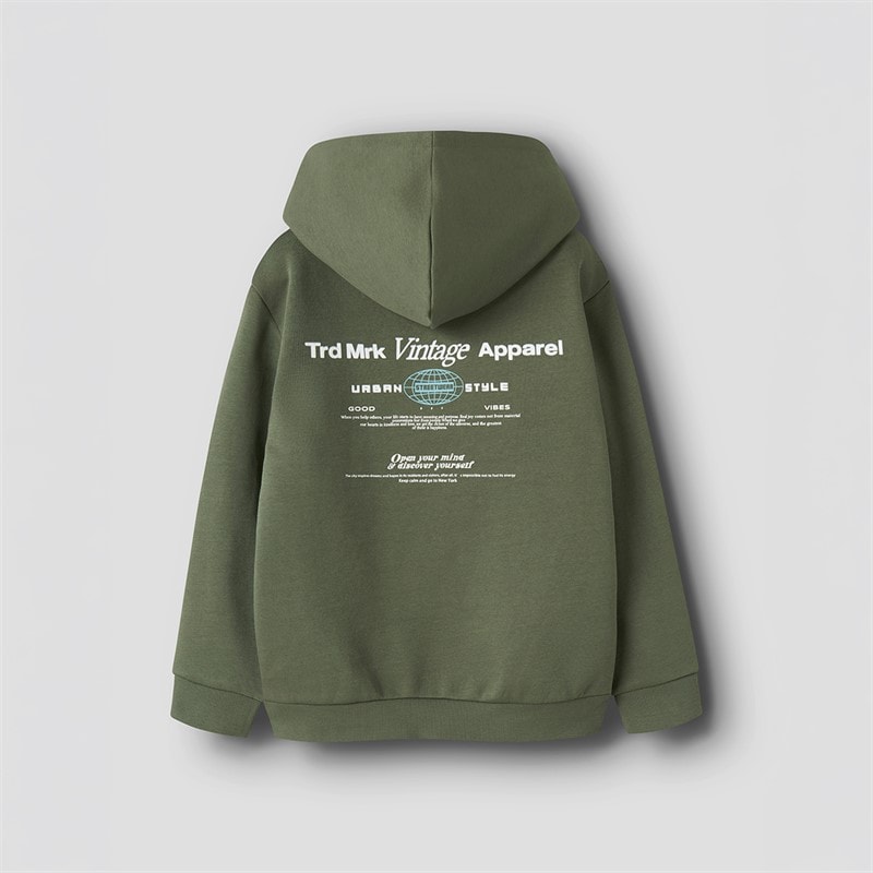 Name It Jongens Ruben Hoodie Four Leaf Clover