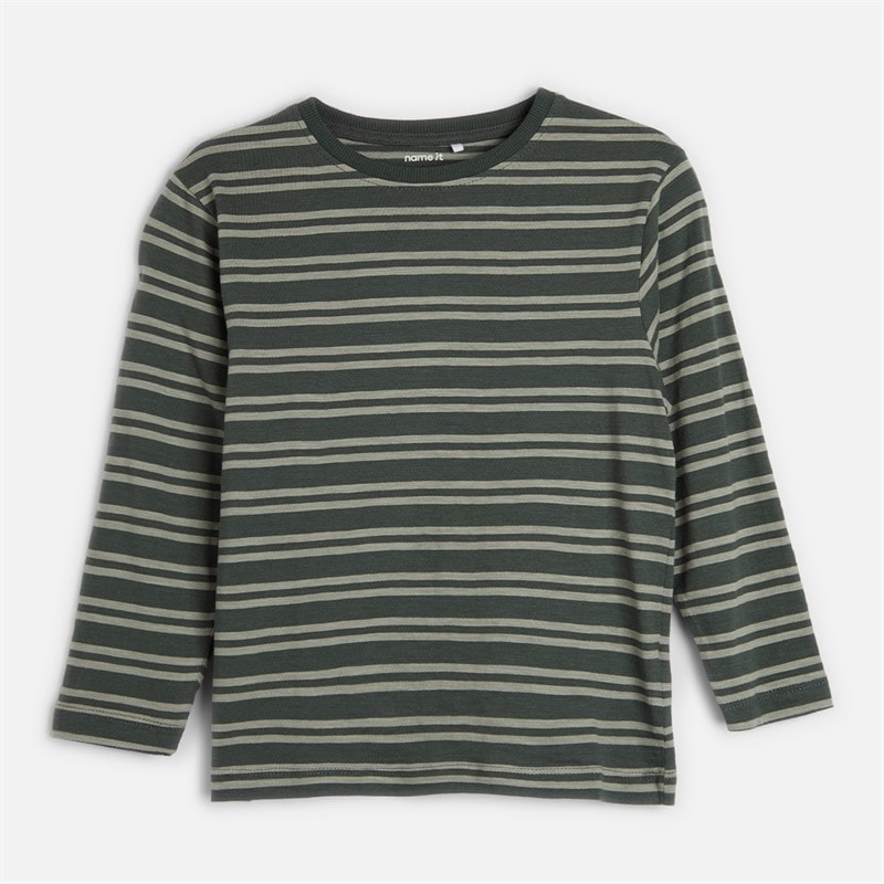 Name It Jongens Mini Vaksel Shadow Lange Mouw T-shirt Urban Chic
