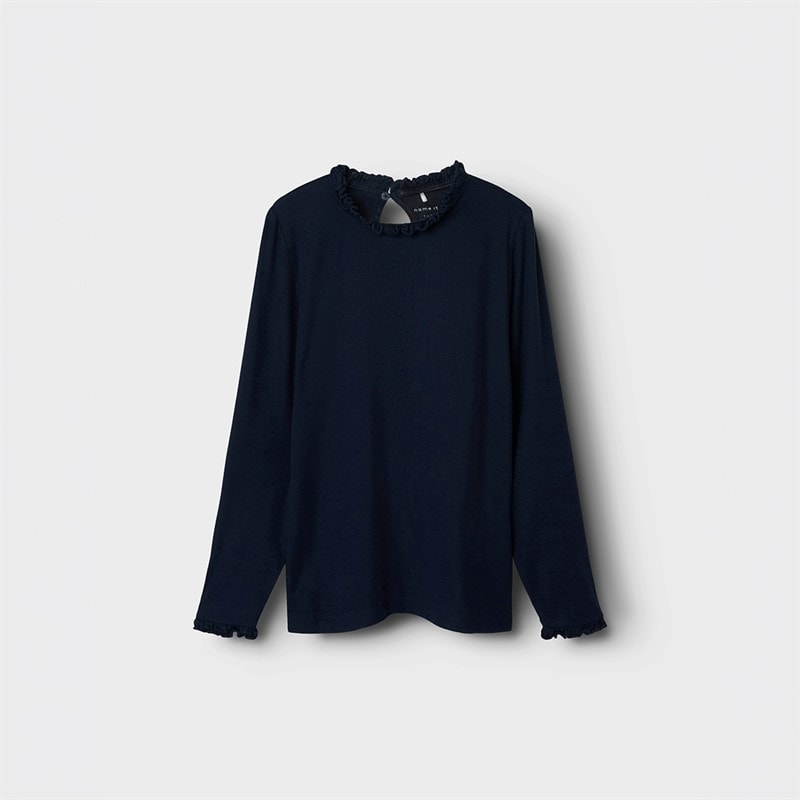 Name It Meisjes Prakula Lange Mouw T-shirt Dark Sapphire