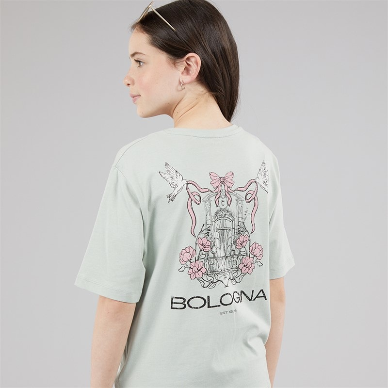 Name It T-shirt Bisa Fille Aqua Gray