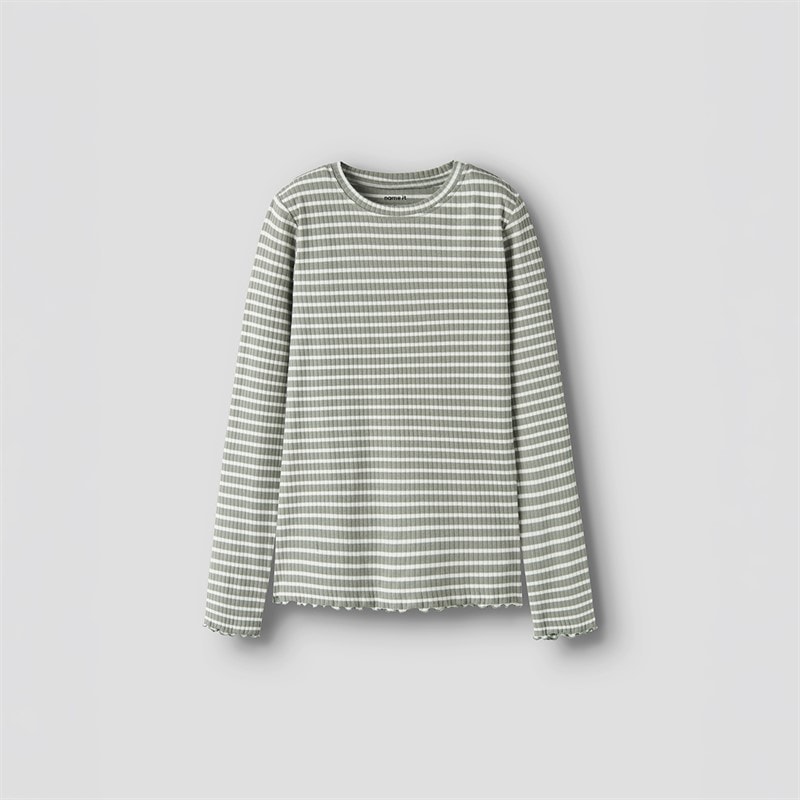 Name It Meisjes Vemma Lange Mouw T-shirt Shadow