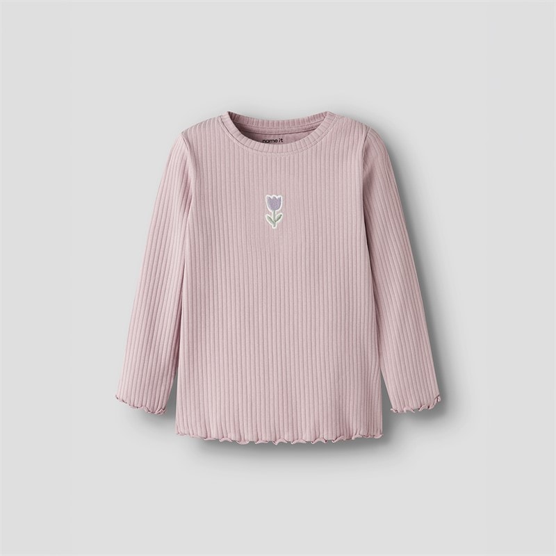 Name It Meisjes Vemma Lange Mouw T-shirt Dawn Pink