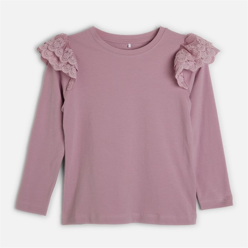 Name It Meisjes Tinsley Lange Mouwen Top Dawn Pink
