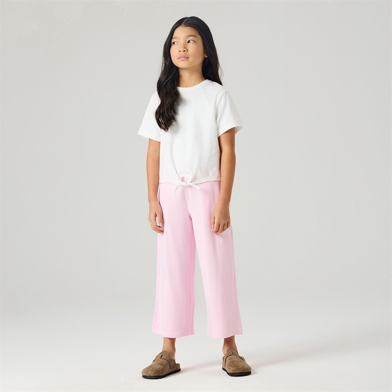 Name It T-shirt Manches Courtes Fille Vaya Bright White