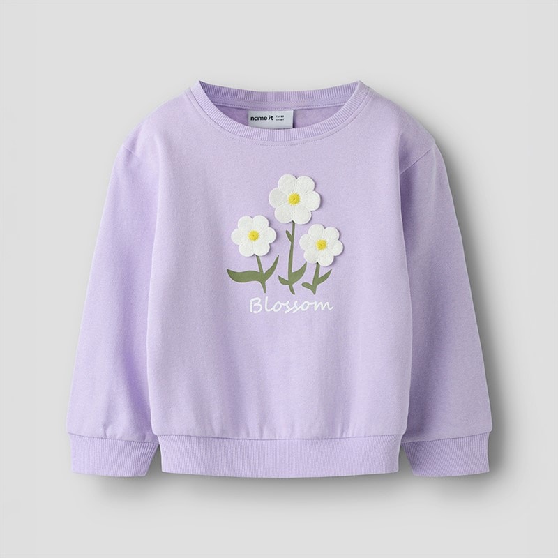 Name It Daniea bluza dla dziewczynki kolor Lavendula