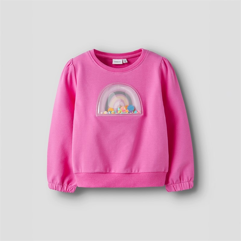 Name It Sweatshirt Dottana Fille Strawberry Moon