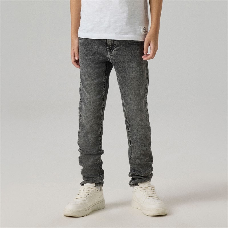 Name It Theo jeansy o kroju 'slim fit' dla chłopca kolor Medium Grey Denim
