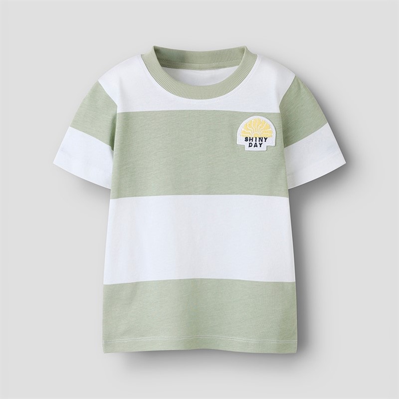 Name It Julio T-shirt dla chłopca kolor Desert Sage