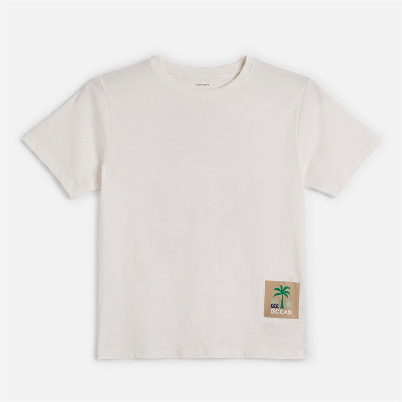Name It T-shirt Hadrian Garçon Cloud Dancer/Football