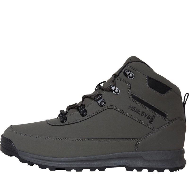 Henleys Herenschoenen Travis Boots Antraciet