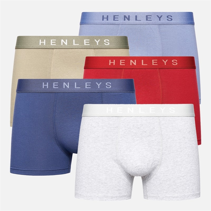 Henleys Męskie Motley Bokserki Multis
