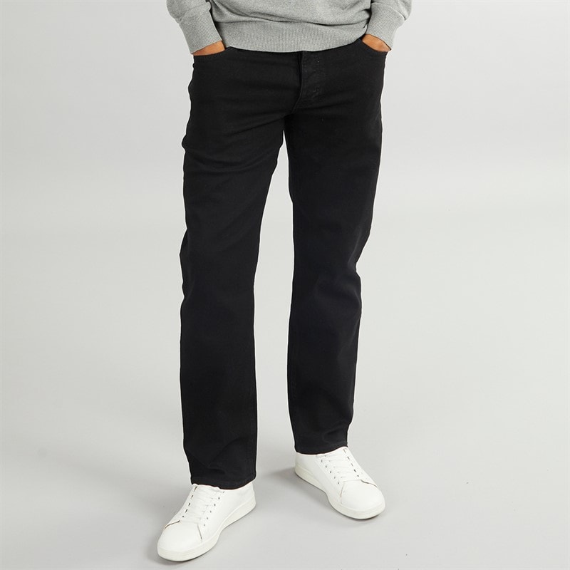 French Connection Heren FCUK Jeans met Regular Fit Zwart1 - Zwart