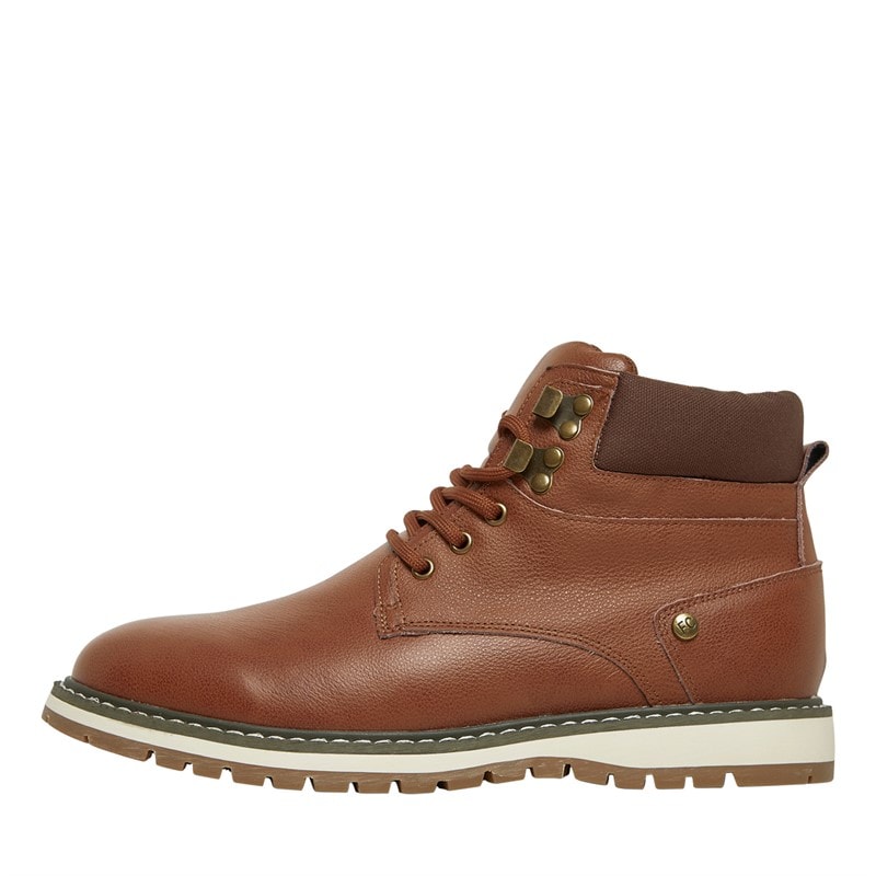 French Connection Heren Workwear Enkellaarzen Bruin
