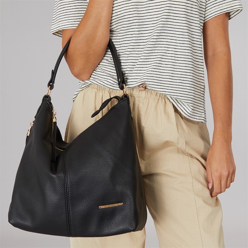 French Connection Sac Souple Femme Noir