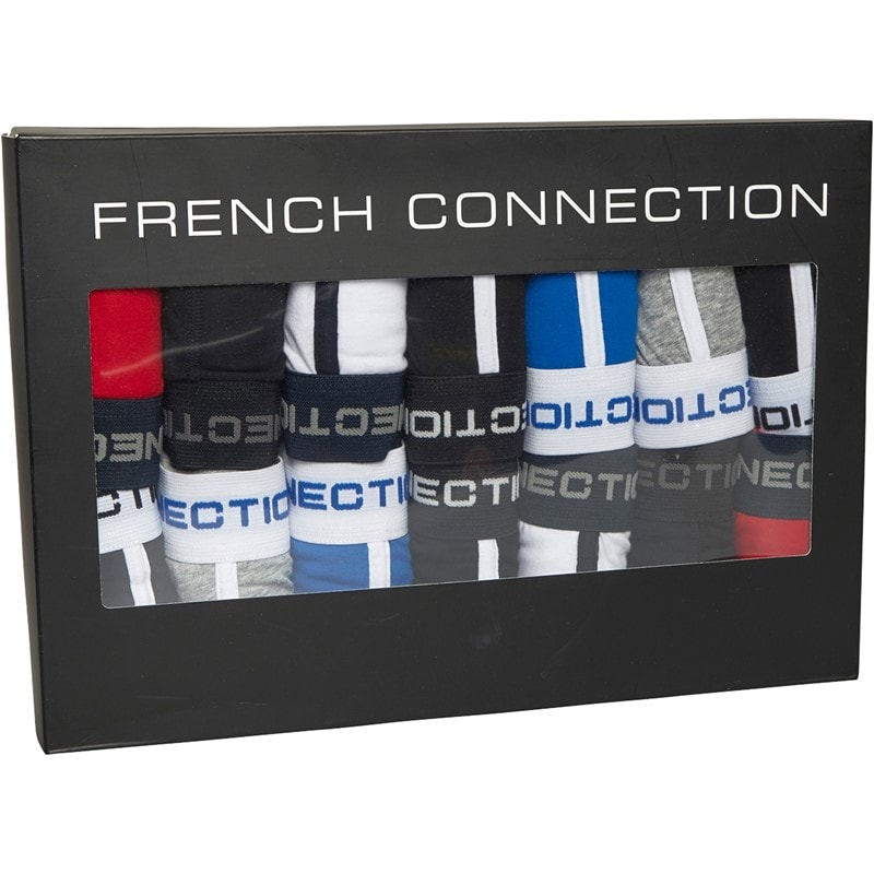 French Connection Męskie 14 Para Bokserki Wielobarwny