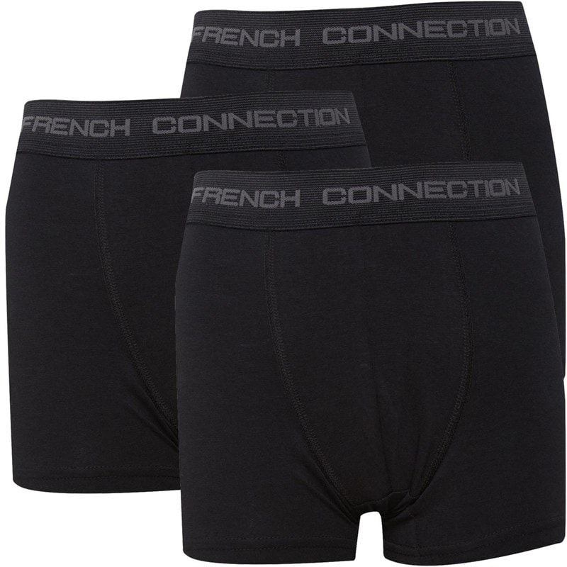 French Connection Junior Losse Boxers Zwart