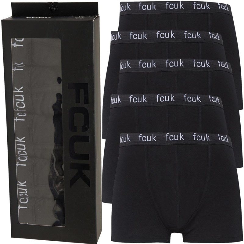 French Connection 5 szt. Boxers dla niego kolor 2 czarny