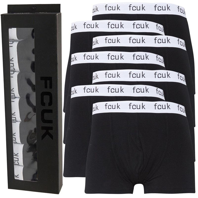 French Connection Boxerki FCUK 7-pak dla niego kolor Fcuk 2 Black