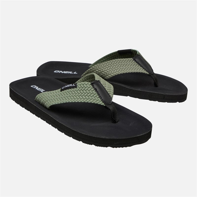 O'Neill Homme Ziel Claquettes Vert Huile Oilgreen