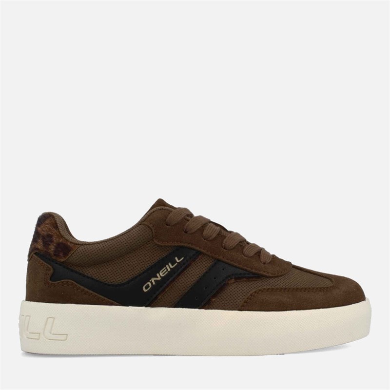 O'Neill Dames Bayville Platform Sneakers Kastanjebruin