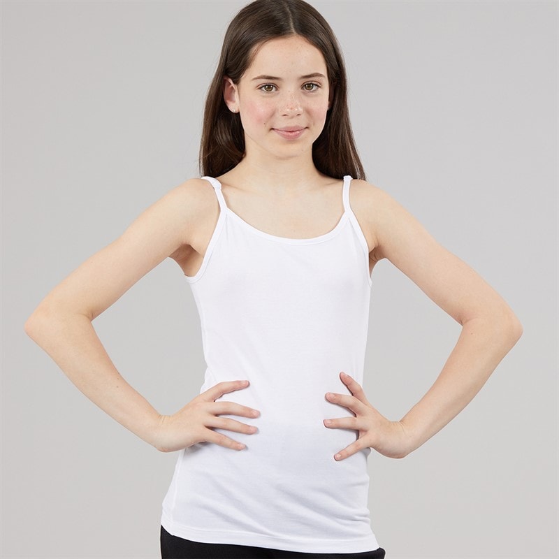 Only Mädchen Ava Weste Top Weiß