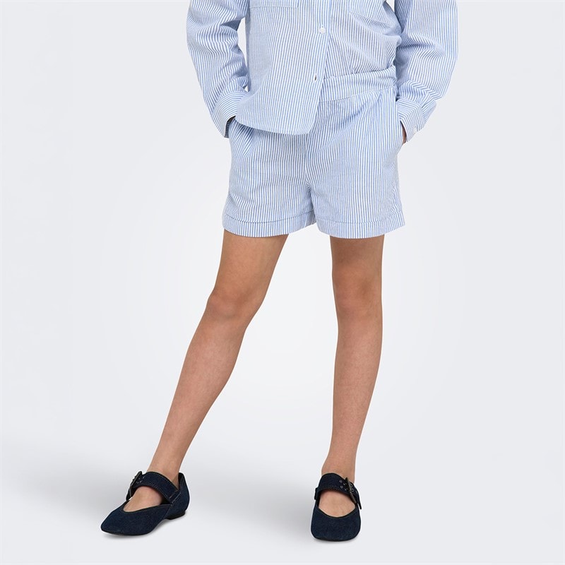 Only Meisjes Milla Life Shorts Cloud Dancer