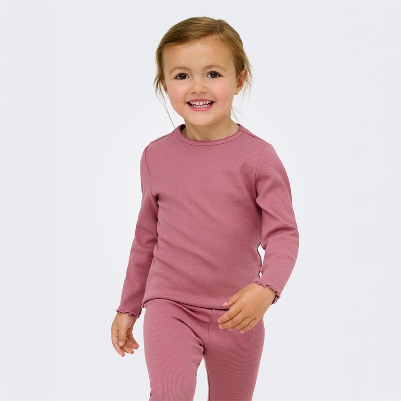 Only Fille Mini Trinny Top Heather Rose