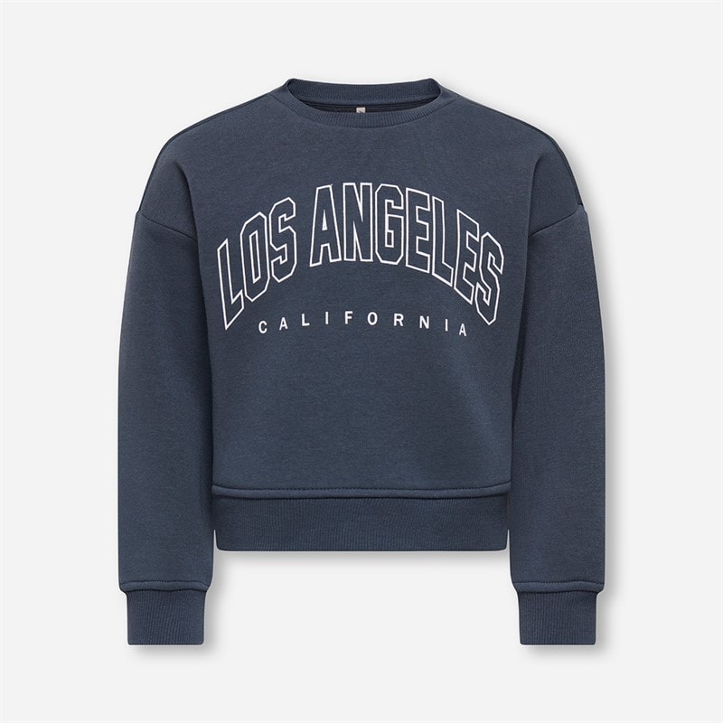 Only Meisjes Mini Sweater Sweater Ombre Blue