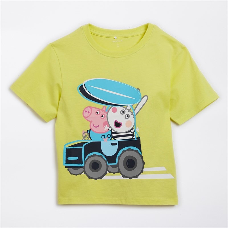 Peppa Pig Jongens Mase T-shirt Zonnig Lime P M-22 Sunny Lime